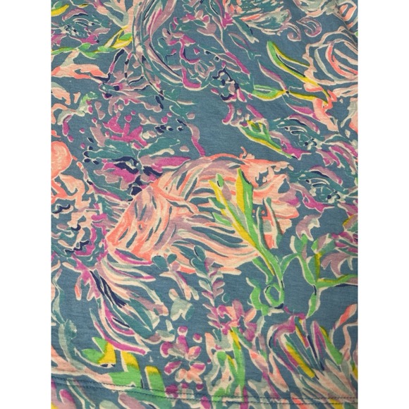 Lilly Pulitzer Coral Reef‎ Seahorse Print Halter Sz L - Picture 2 of 10